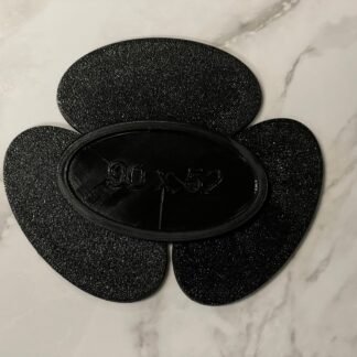 Set of 2 - 90x52mm Oval Plastic Bases for Models, Roleplaying Games Miniatures, Wargaming, and More