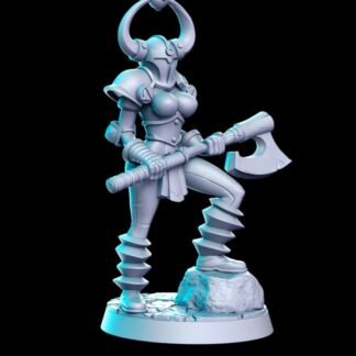 Fantasy Miniature - Chaos 2 Helmet - Printed