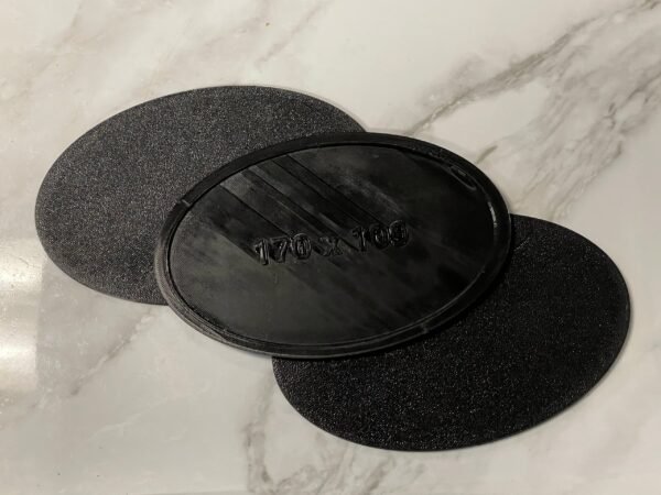170x109mm Oval Plastic Bases for Models, Roleplaying Games Miniatures, Wargaming, and More