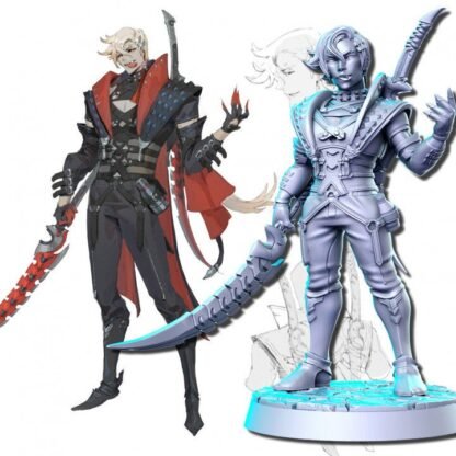 Fantasy Miniature - Jarroth - Vampire - Printed