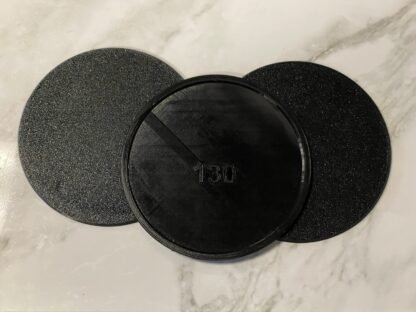 130mm Round Plastic Bases for Models, Roleplaying Games Miniatures, Wargaming, and More
