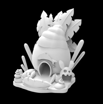 Seashell Black Blossom