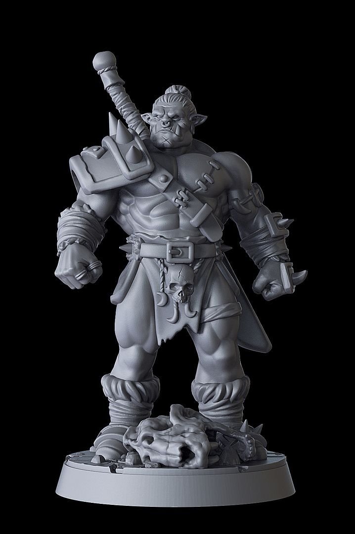 Nadhug the Orc Barbarian