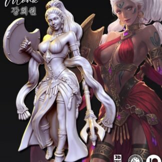 Fantasy Miniature - Monk - 75mm - Printed