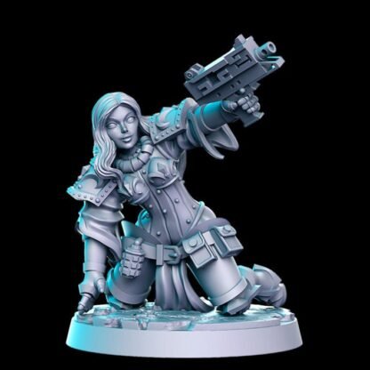 Fantasy Miniature - Space Sisters - Monja 17 - Printed