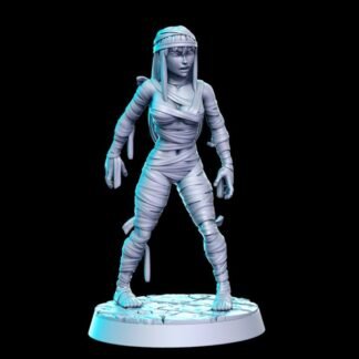 Fantasy Miniature - Mummy 1 - Female - Printed