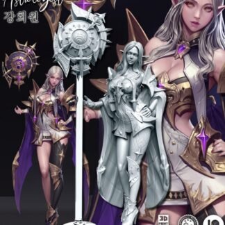 Fantasy Miniature - Astrologist - 75mm - Printed