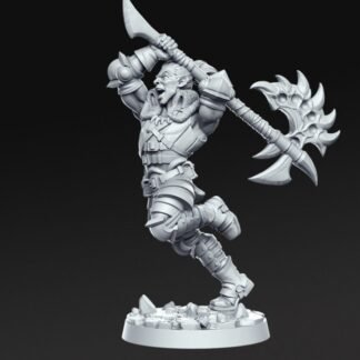 Fantasy Miniature - Varekh - Human Hunter - Printed