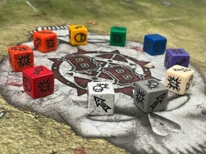 Fantasy Football Block Dice - Single - Red