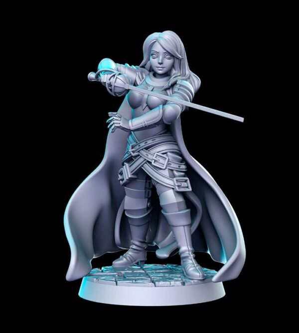 Fantasy Miniature - Katalina - Printed