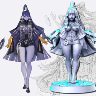 Fantasy Miniature - Vareece - Female Blade Mage - Printed