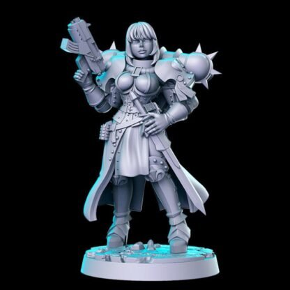 Fantasy Miniature - Space Sisters - Monja 2 - Printed