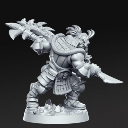 Fantasy Miniature - Gandharr - Dwarf Hunter - Printed