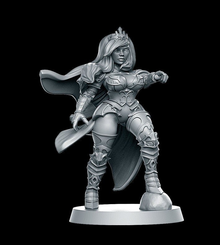 Fantasy Football - "Lure" Dark Elves - Full team, 16 models! - Player G Player/Painted/Basic - Image 6