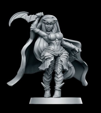 Fantasy Football - "Lure" Dark Elves - Full team, 16 models! - Player D Team/Painted/Clear - Image 3