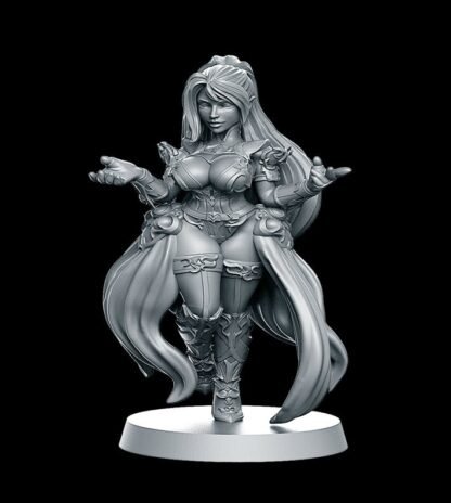 Fantasy Football - "Lure" Dark Elves - Full team, 16 models! - Player D Team/Painted/Basic - Image 9