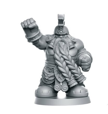 Fantasy Football - "Mountain" Dwarves - Full Team, 16 models - Unfinished Clear Acrylic - Image 8