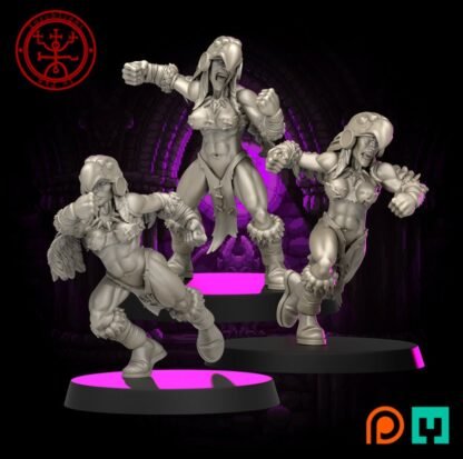 Fantasy Football - The Amazon Primes - Amazons - Full Team, 16 - Unprimed/Unpainted Standard Bases - Image 6