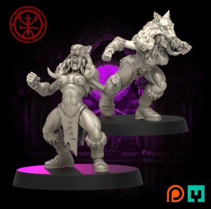 Fantasy Football - The Amazon Primes - Amazons - Full Team, 16 - Unprimed/Unpainted Standard Bases - Image 5