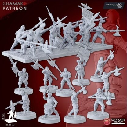 Empire Infantrymen Halberdiers - Ghamak
