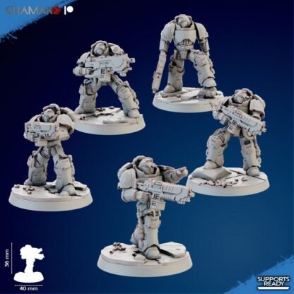 Imperator's Heavy Militum - Bolter - Set of 5 - Ghamak