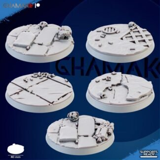 Imperator's Heavy Militum Bases 40mm - Set of 5- Ghamak