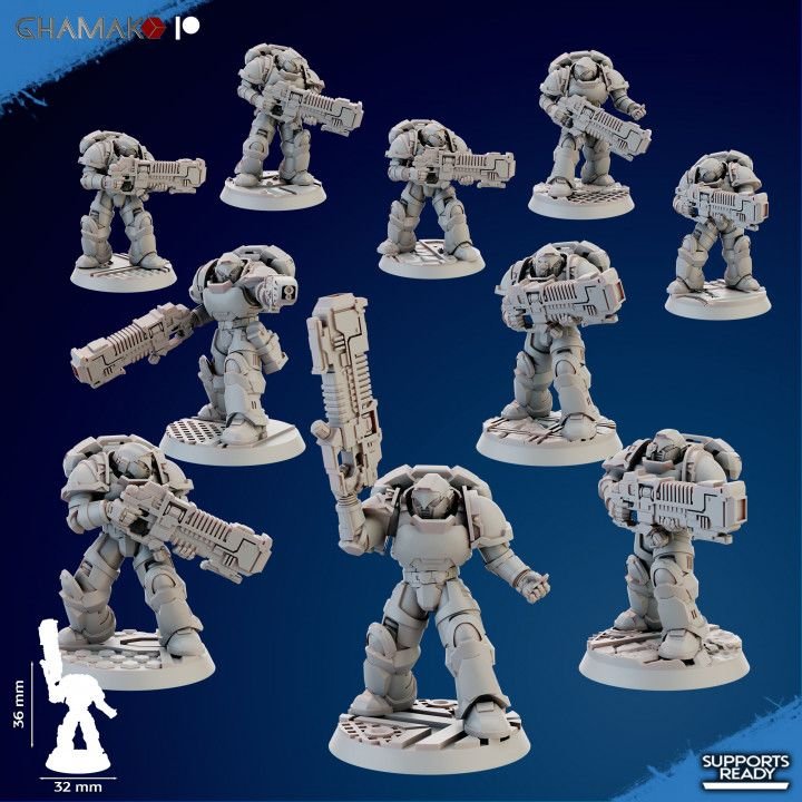 Plasma Devastator - Assault - Set of 10- Ghamak