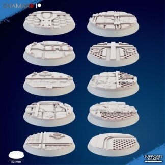 Plasma Devastator 32mm Bases - Set of 10- Ghamak