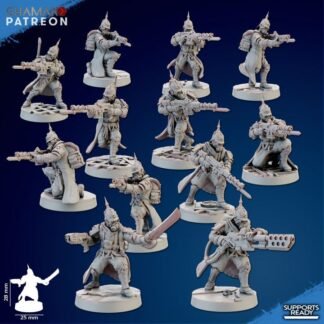 Trenchers Troopers - Set of 12- Ghamak