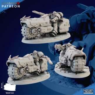 War Bike Squadron Wheels - Set of 3