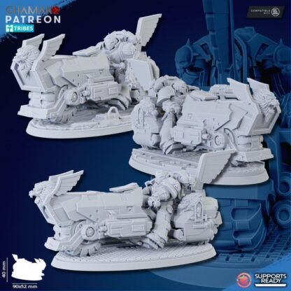 Winged Lions Bikes - Set of 3 - Ghamak