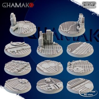 Sidereum Knights 40mm Bases - Ghamak