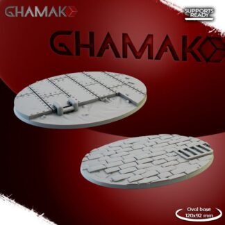 Nezumi Clans Oval Bases 120x92mm - Set of 2 - Ghamak
