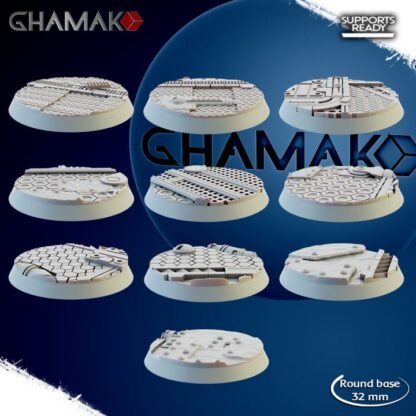 Ironkin Round Bases 32mm - Ghamak