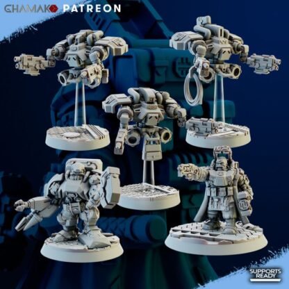 Thoradin Lord of Engines - Ironkin - Set of 5 - Ghamak