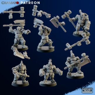 Furious Berserkers - Ironkin - Set of 6 - Ghamak