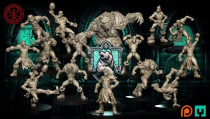 Fantasy Football - The Imperial Circus - Imperial Nobility - - Unprimed/Unpainted Standard Bases