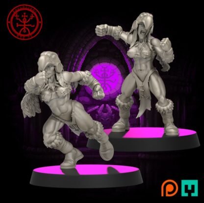 Fantasy Football - The Amazon Primes - Amazons - Full Team, 16 - Unprimed/Unpainted Standard Bases - Image 7