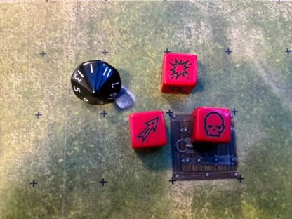 Fantasy Football Block Dice - Blue - Image 2