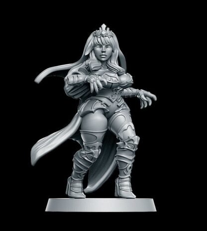 Fantasy Football - "Lure" Dark Elves - Full team, 16 models! - Player D Team/Painted/Clear - Image 7