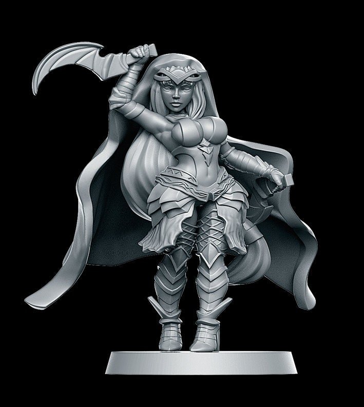 Fantasy Football - "Lure" Dark Elves - Full team, 16 models! - Player G Player/Painted/Basic - Image 3