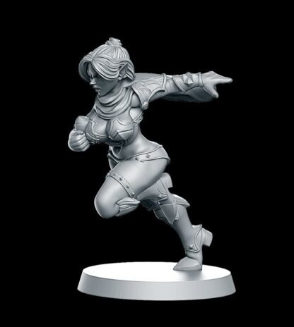 Fantasy Football - "Lure" Dark Elves - Full team, 16 models! - Player D Team/Painted/Clear - Image 8