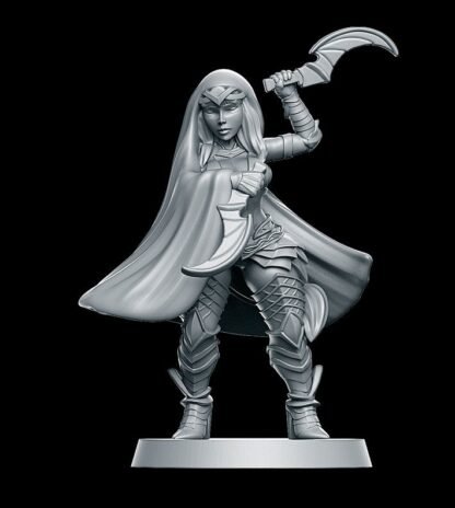 Fantasy Football - "Lure" Dark Elves - Full team, 16 models! - Player D Team/Painted/Clear - Image 4