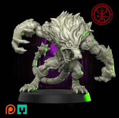 Fantasy Football - The UW - Underworld Alliance - Full Team - Unprimed/Unpainted Standard Bases - Image 6